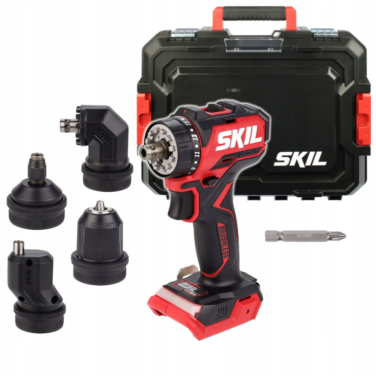 SCREWDRIVER 3066 SKIL BRUSHLESS BODY + 4 HANDLES + SUITCASE