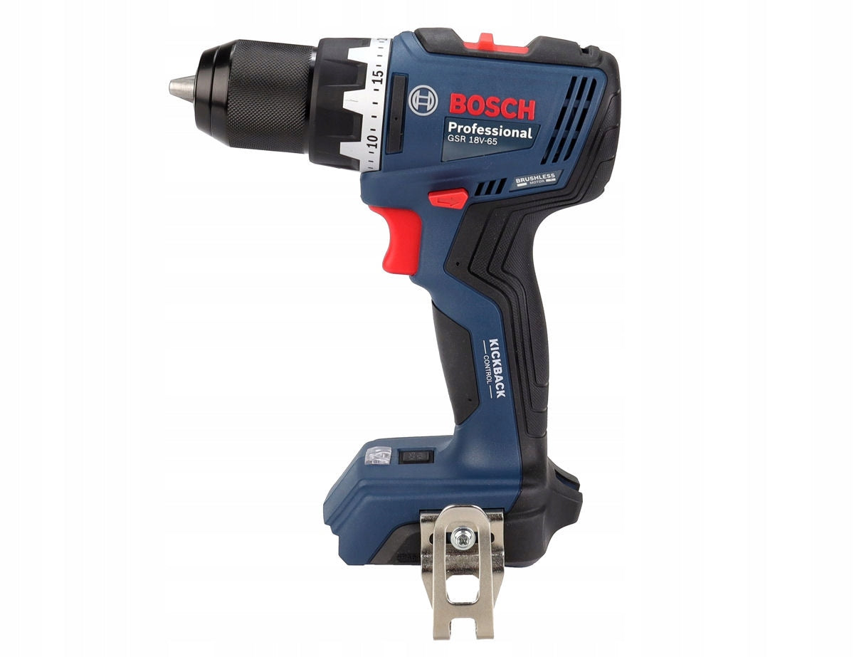 SCREWDRIVER 63Nm GSR 18V-65 BOSCH BRUSHLESS BODY + CASE EAN (GTIN) 4053423321562
