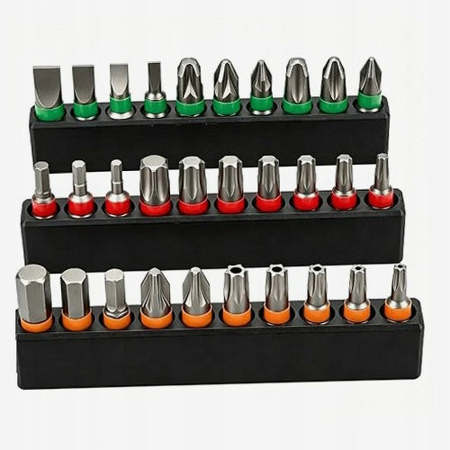 SCREWDRIVER BITS SET OF 30 PCS STEEL S2 25MM FOR DIY SCREWDRIVERS