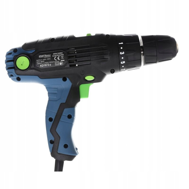 SCREWDRIVER ELECTRIC POWER DRILL 880W 2 GEARS 230V LED KD1673-Z Voltage (V) 230 V