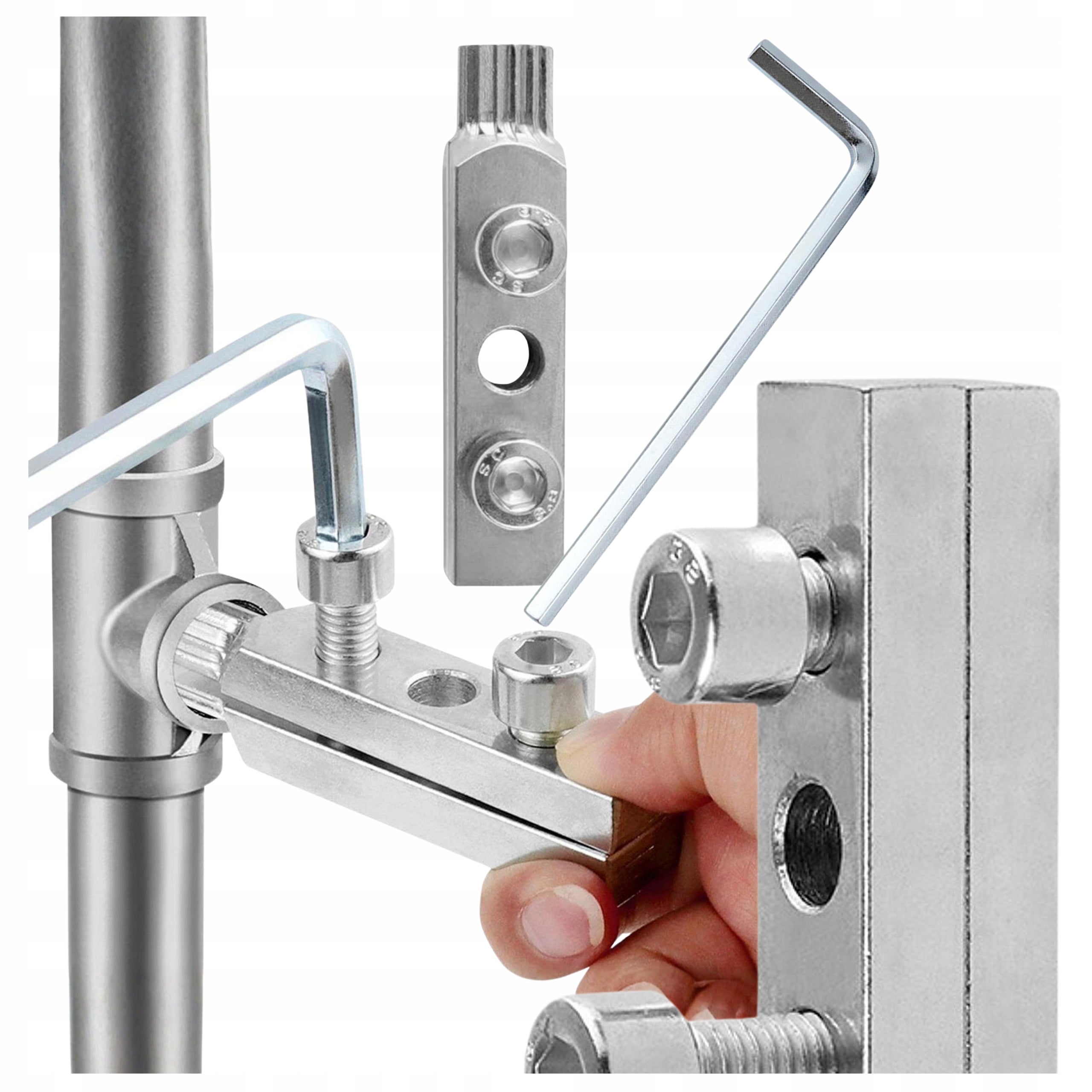 SCREWDRIVER FOR BROKEN PIPE THREADS DRILL WRENCH BROKEN DAMAGED