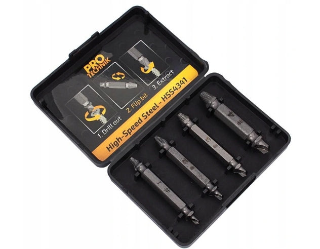 SCREWDRIVER FOR BROKEN SCREWS 4PCS WY4 Brand Pro-Technik