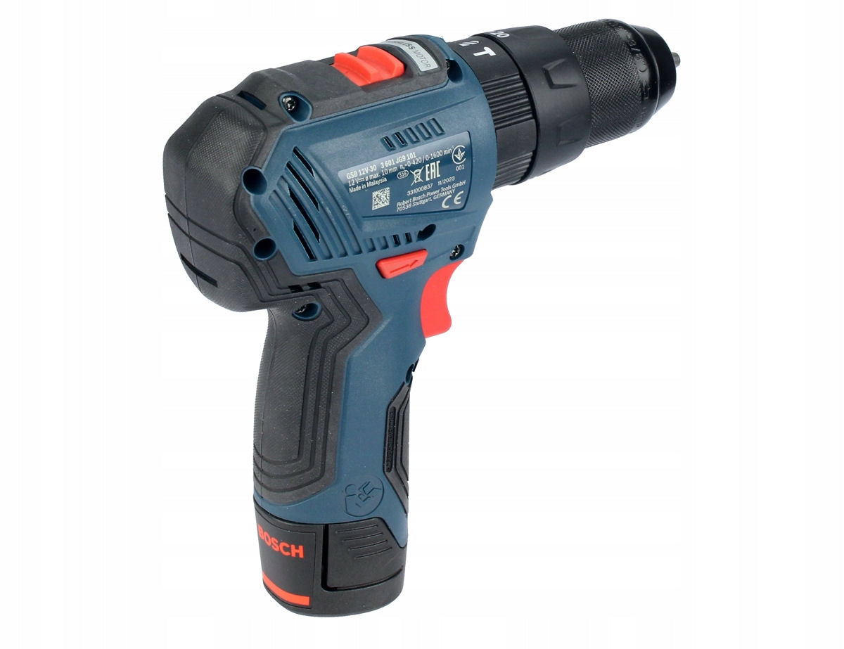 SCREWDRIVER GSB 12V-30 BOSCH 2x2,0Ah BRUSHLESS Voltage (V) 12 V