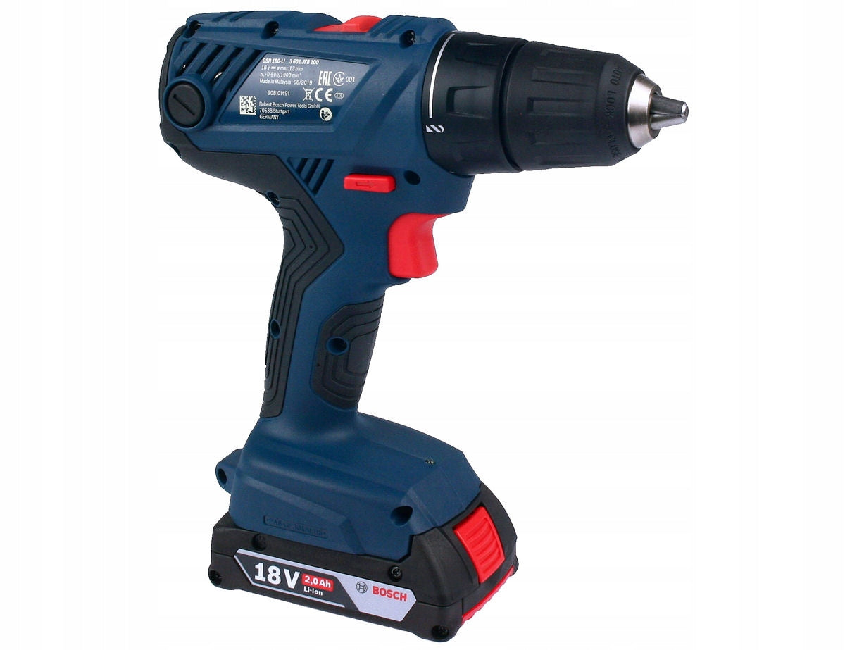 SCREWDRIVER GSR 180-LI BOSCH 1x2,0Ah + CASE Motor type brushed motor