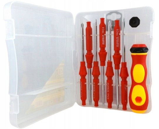 SCREWDRIVER SET SCREWDRIVERS 9EL SIDE Manufacturer code ZESTAW ŚRUBOKRĘTÓW WKRĘTAKÓW