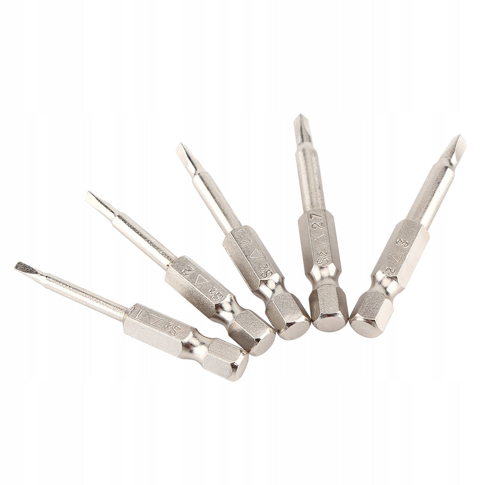 SCREWDRIVER TRIANGLE TIPS 5 PCS 50MM Key type hex key