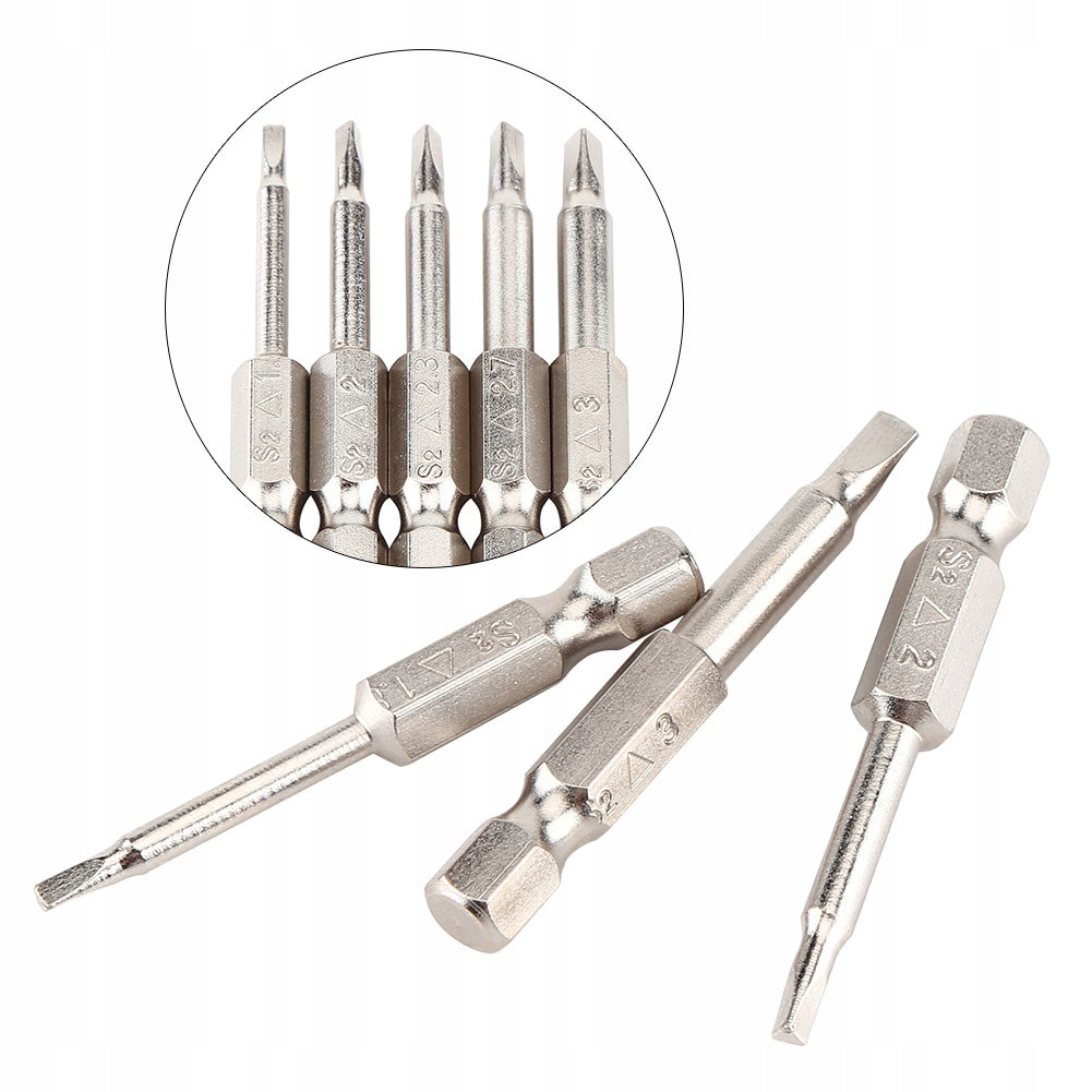 SCREWDRIVER TRIANGLE TIPS 5 PCS 50MM