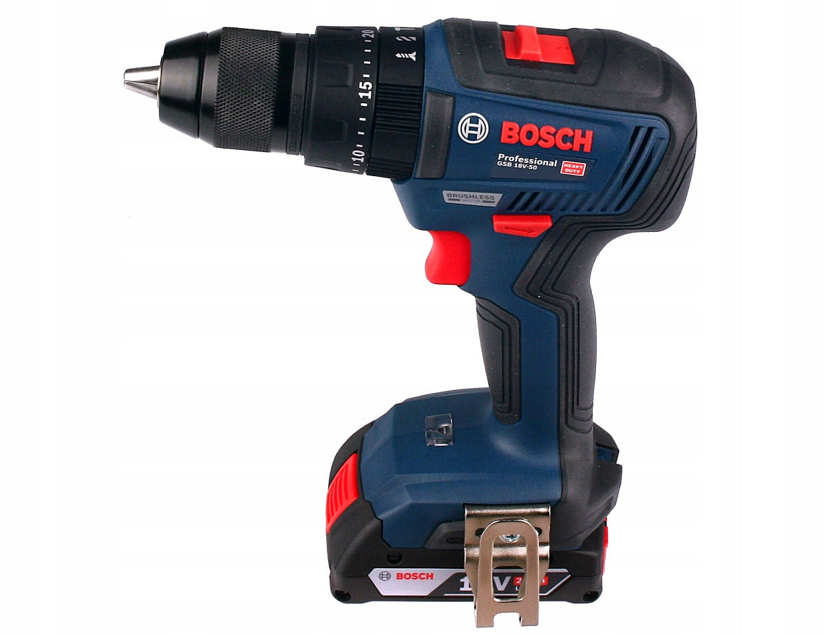 SCREWDRIVER WITH IMPACT GSB 18V-50 BOSCH 3x2,0Ah BRUSHLESS Brand Bosch