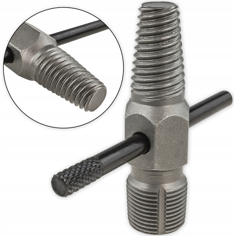 SCREWDRIVER WITH TAP FOR REMOVING BROKEN VALVE PIPE SCREWS 3/4 M35-M50