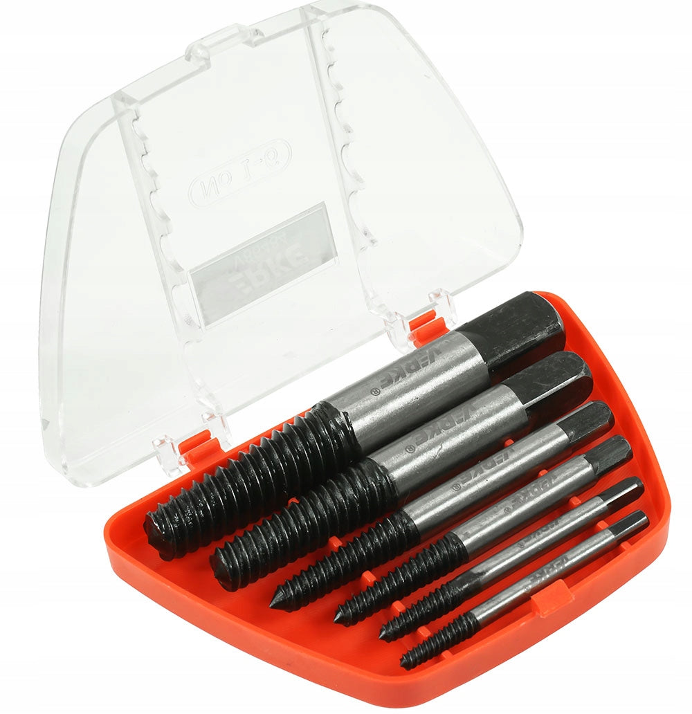 SCREWDRIVERS FOR BROKEN BOLTS OF THREAD NUT PINS 6 PCS. Brand Verke