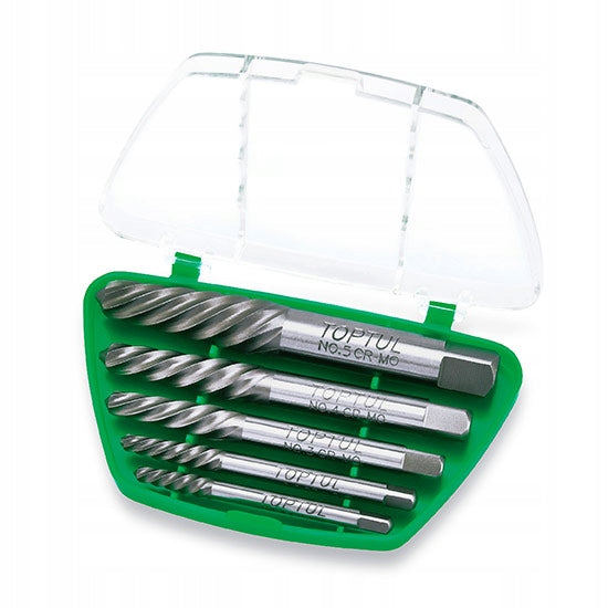 SCREWDRIVERS FOR BROKEN DAMAGED SCREWS 5 PCS TOPTUL