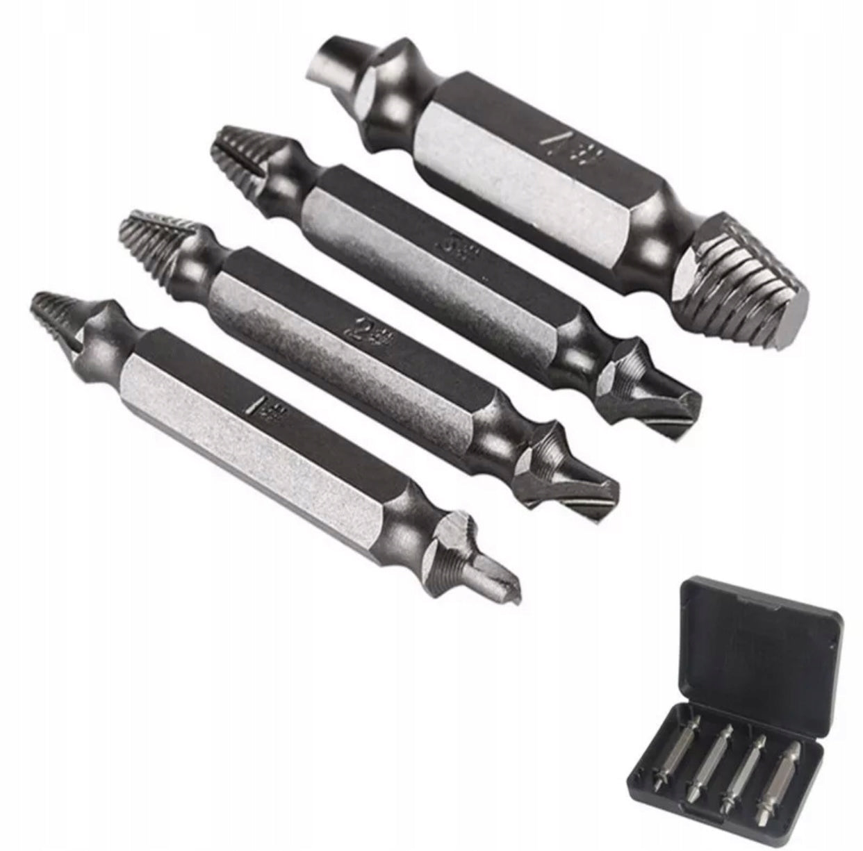 SCREWDRIVERS FOR BROKEN SCREWS 4PCS