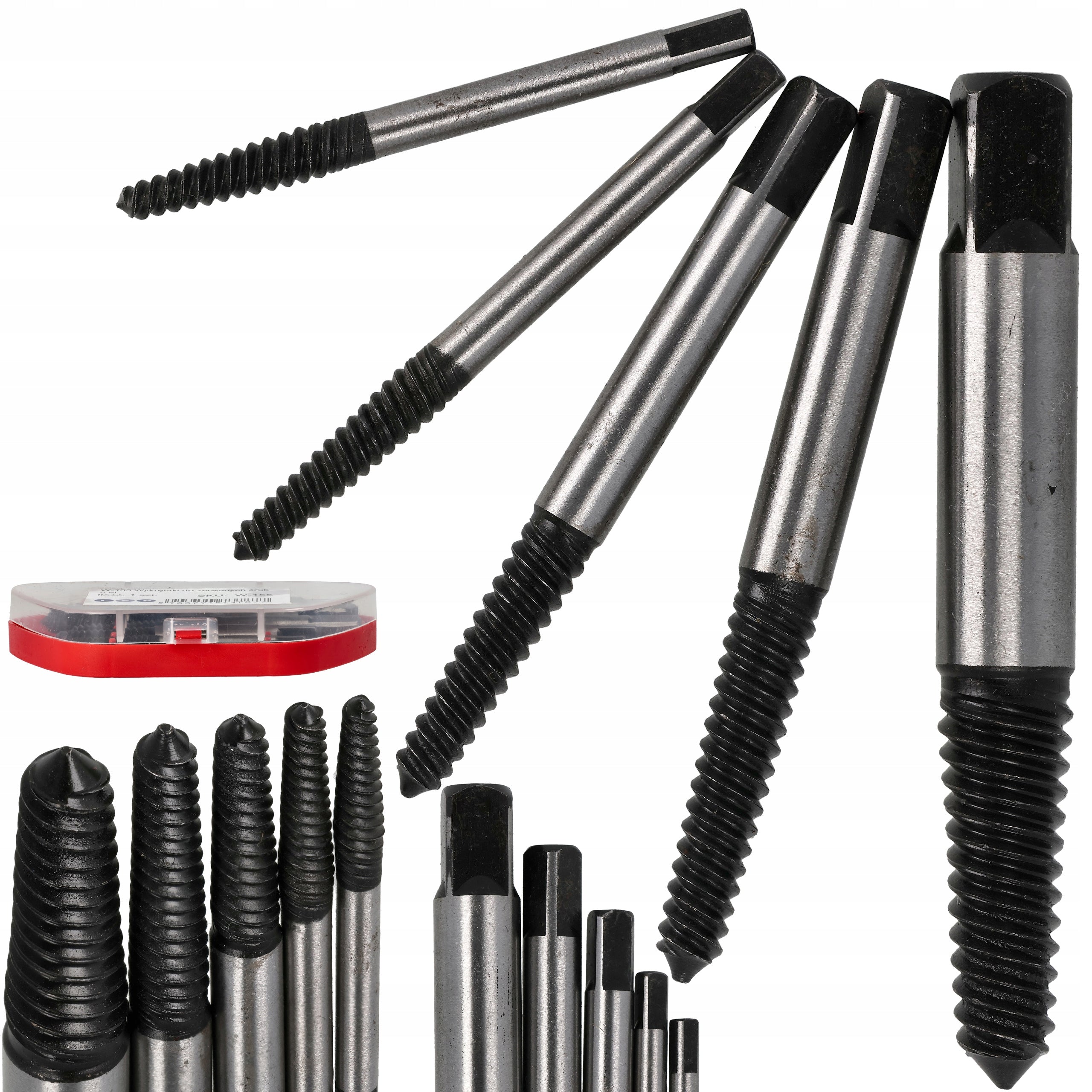 SCREWDRIVERS FOR BROKEN SCREWS SET FOR BROKEN SOCKET PINS 5PCS.