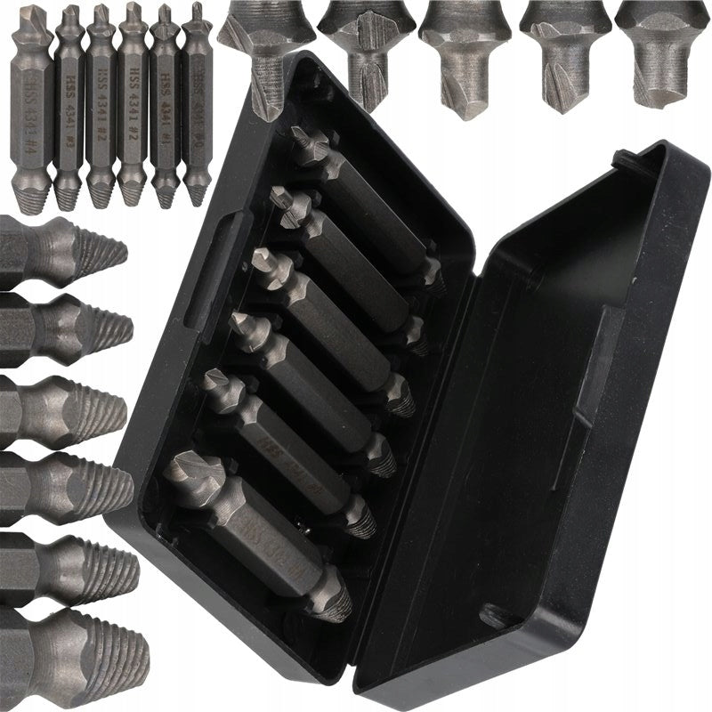 SCREWDRIVERS FOR BROKEN SCREWS SET FOR BROKEN SOCKET PINS 6PCS.