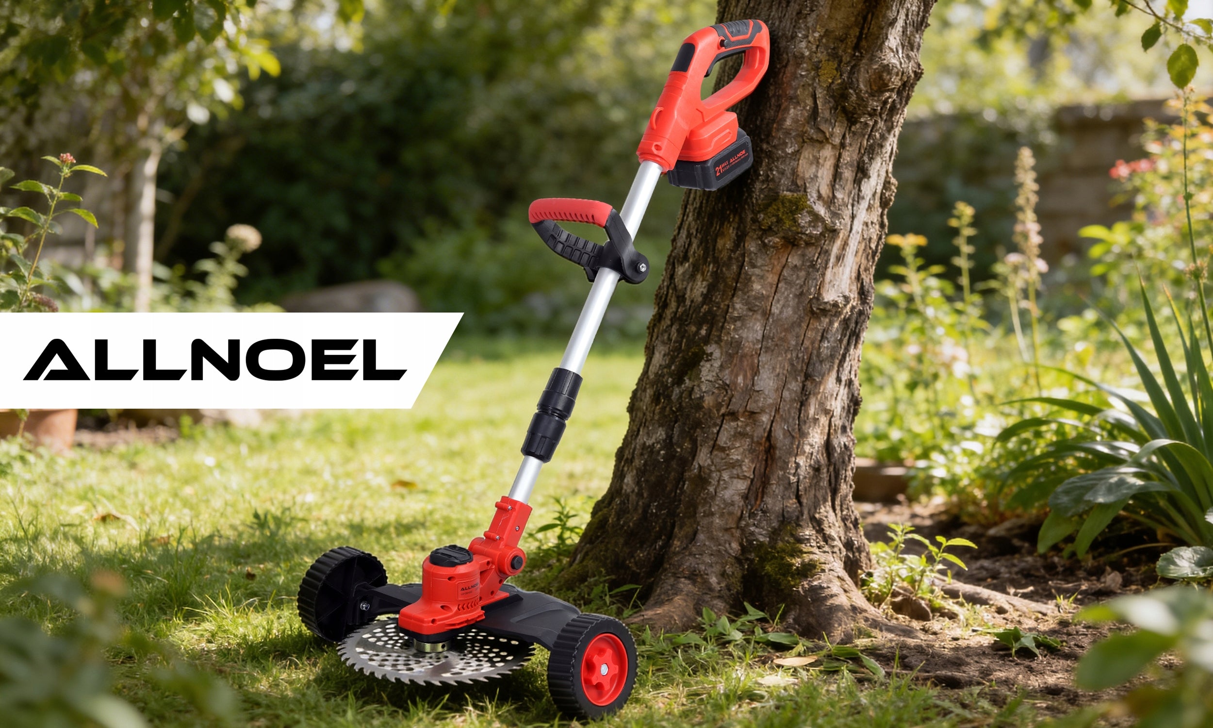 SCYTHE ACCUMULATION BRUSHLESS BRUSH CUTTER 2X AKU 6AH STRONG WHEELS Packaging status original