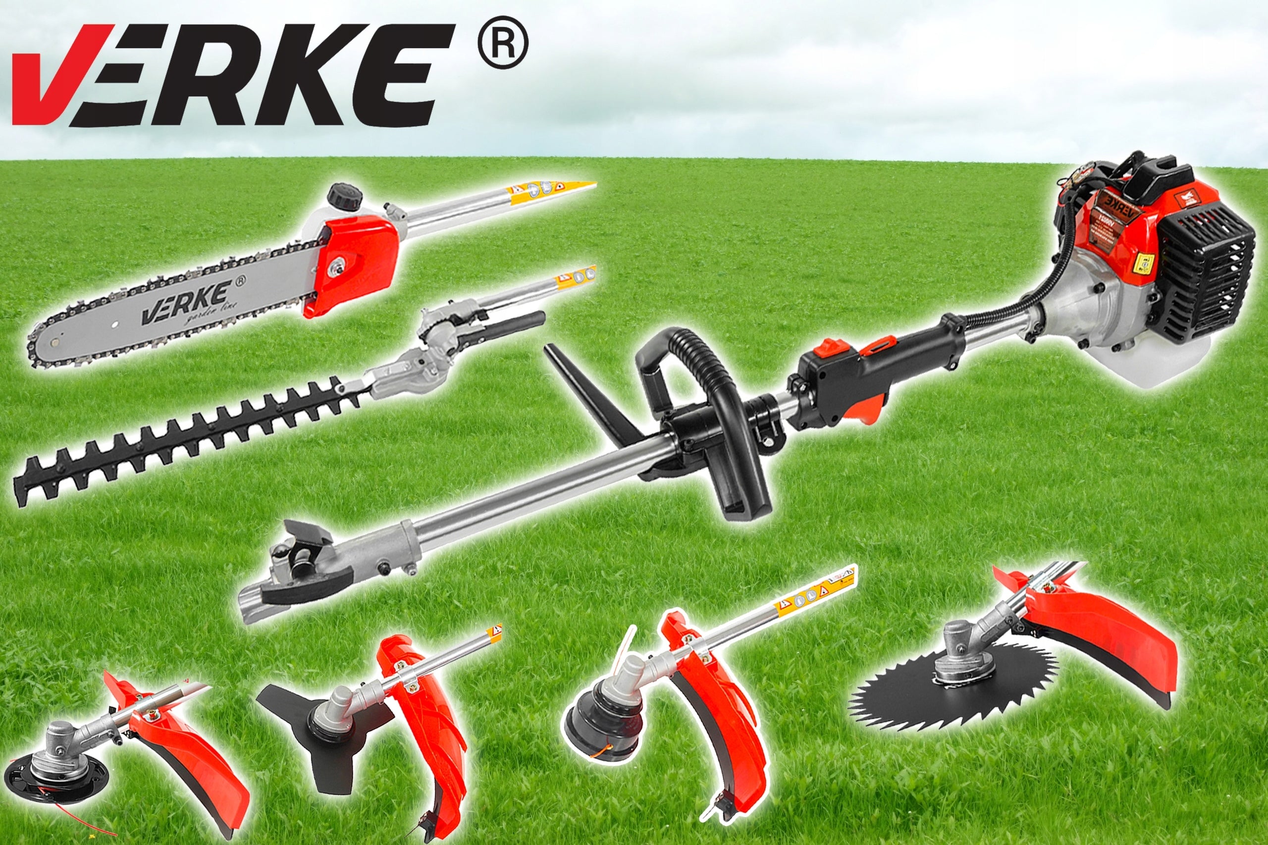 SCYTHE COMBUSTION HEDGE TRIMMER CHAINSAW MULTI SET EAN (GTIN) 5902963494276