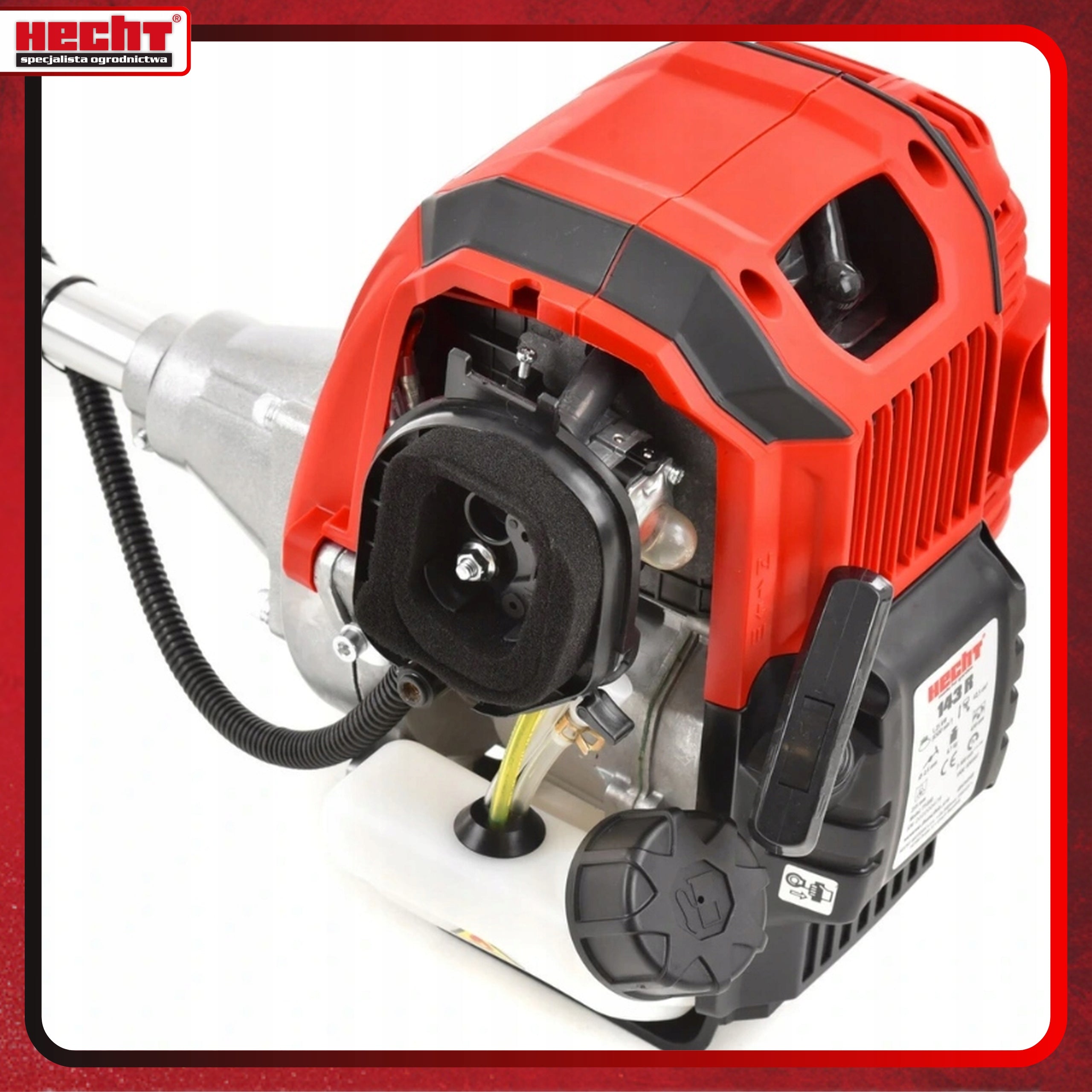 SCYTHE COMBUSTION TRIMMER FOR GRASS 4 STROKE HECHT 143R POWER 1,6KM Tool weight 6 kg
