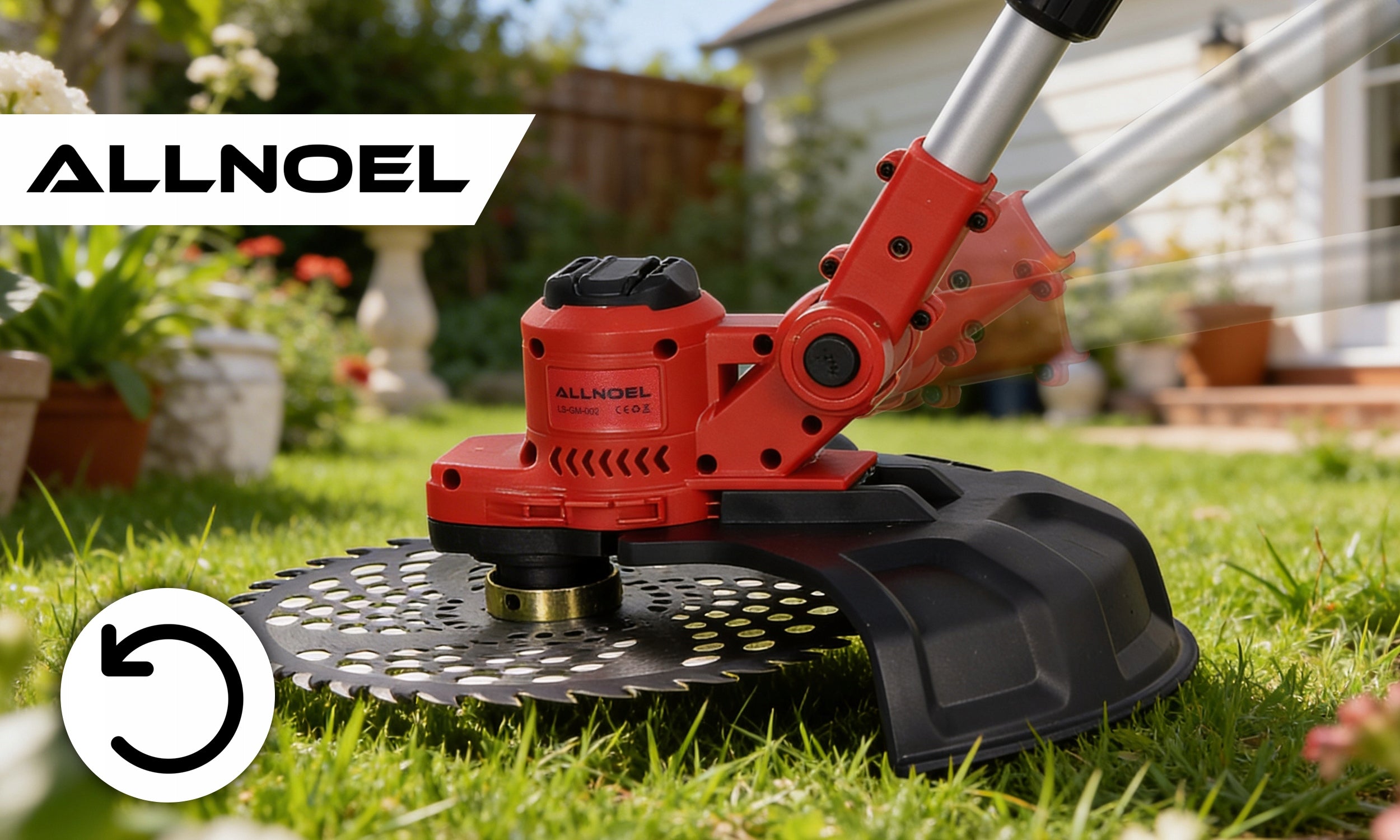 SCYTHE CORDLESS BRUSHLESS TRIMMER BRUSH CUTTER 2 AKU RICH XXL Kind edge trimmer