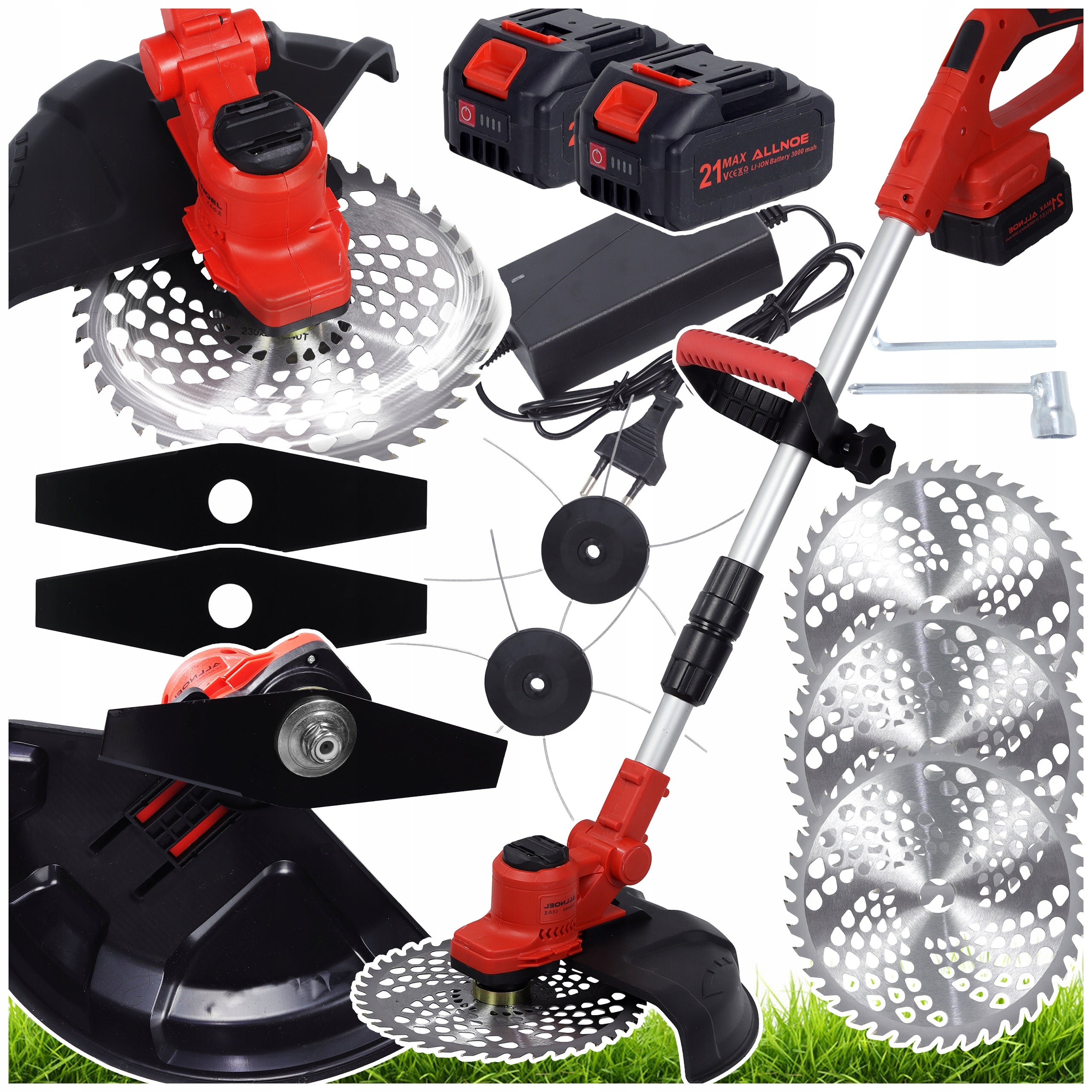 SCYTHE CORDLESS BRUSHLESS TRIMMER BRUSH CUTTER 2 AKU RICH XXL