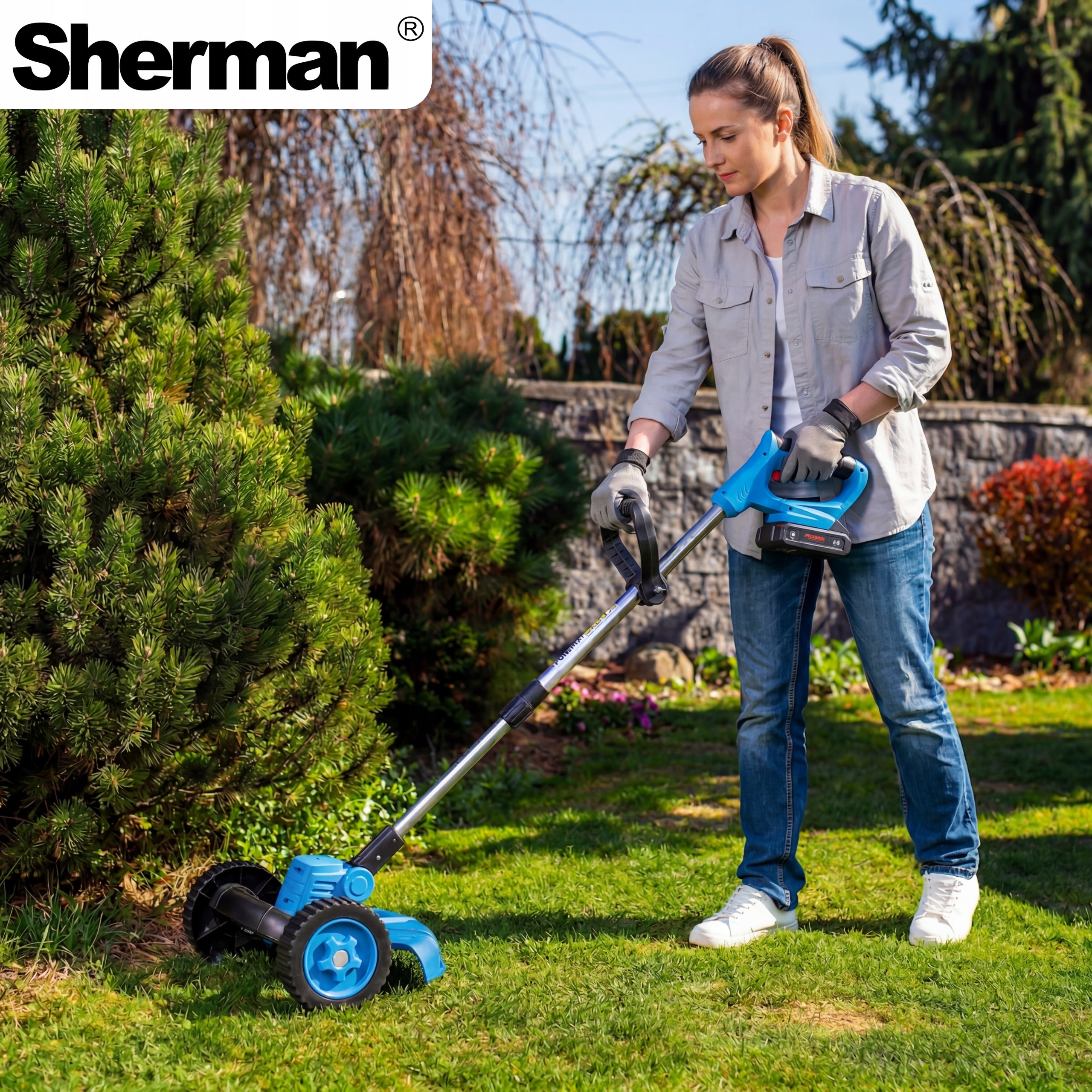 SCYTHE + CORDLESS MOWER 2in1 GRASS TRIMMER 2x AKU 21V MAXX SET Manufacturer code KOSA AKUMULATOROWA PODKASZARKA TRAWY na AKU