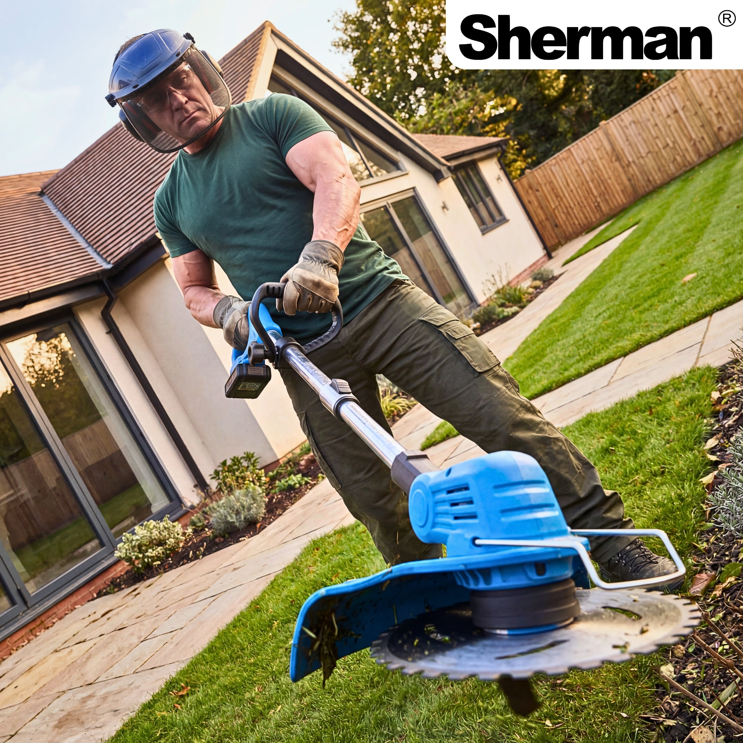 SCYTHE + CORDLESS MOWER 2in1 GRASS TRIMMER 2x AKU 21V MAXX SET Packaging status original