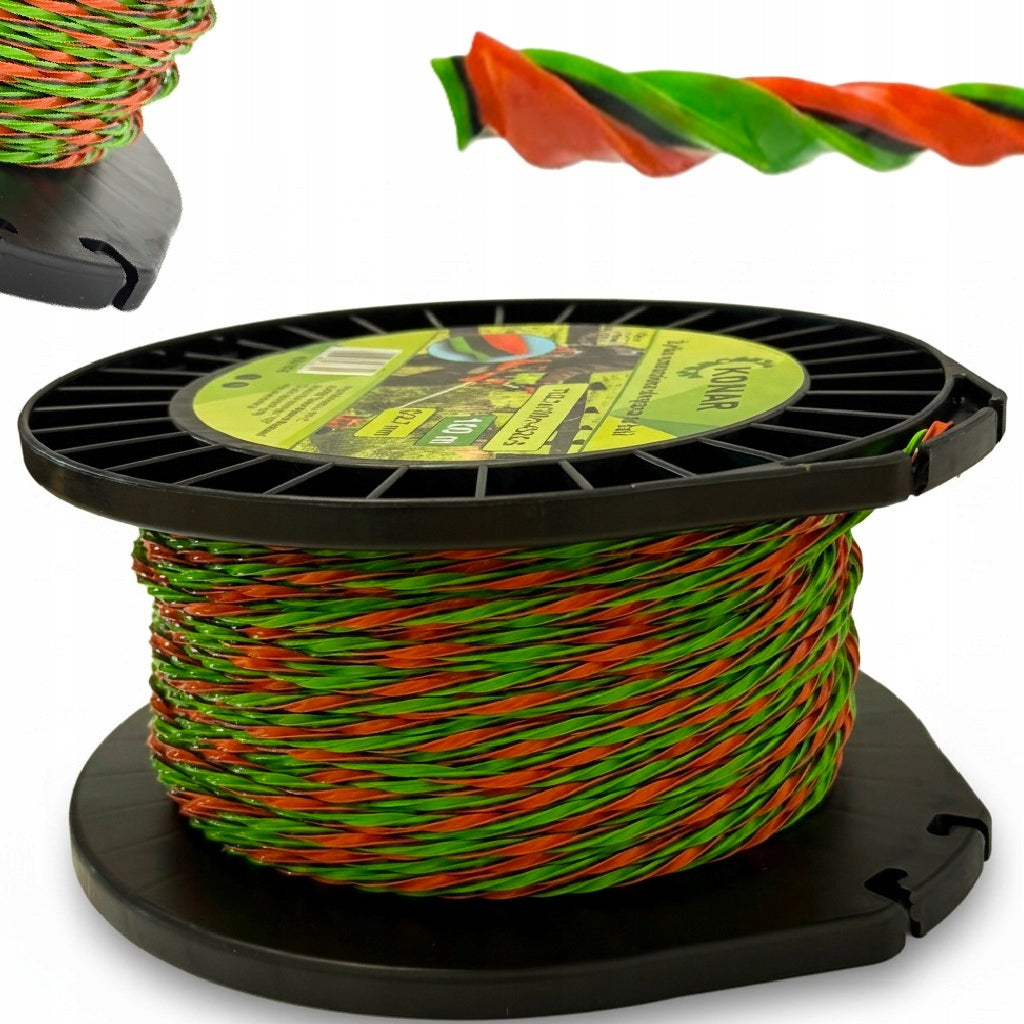 SCYTHE GRASS CUTTING LINE REINFORCED 2,4mm 100m CARBON TWISTED Manufacturer code K01-351