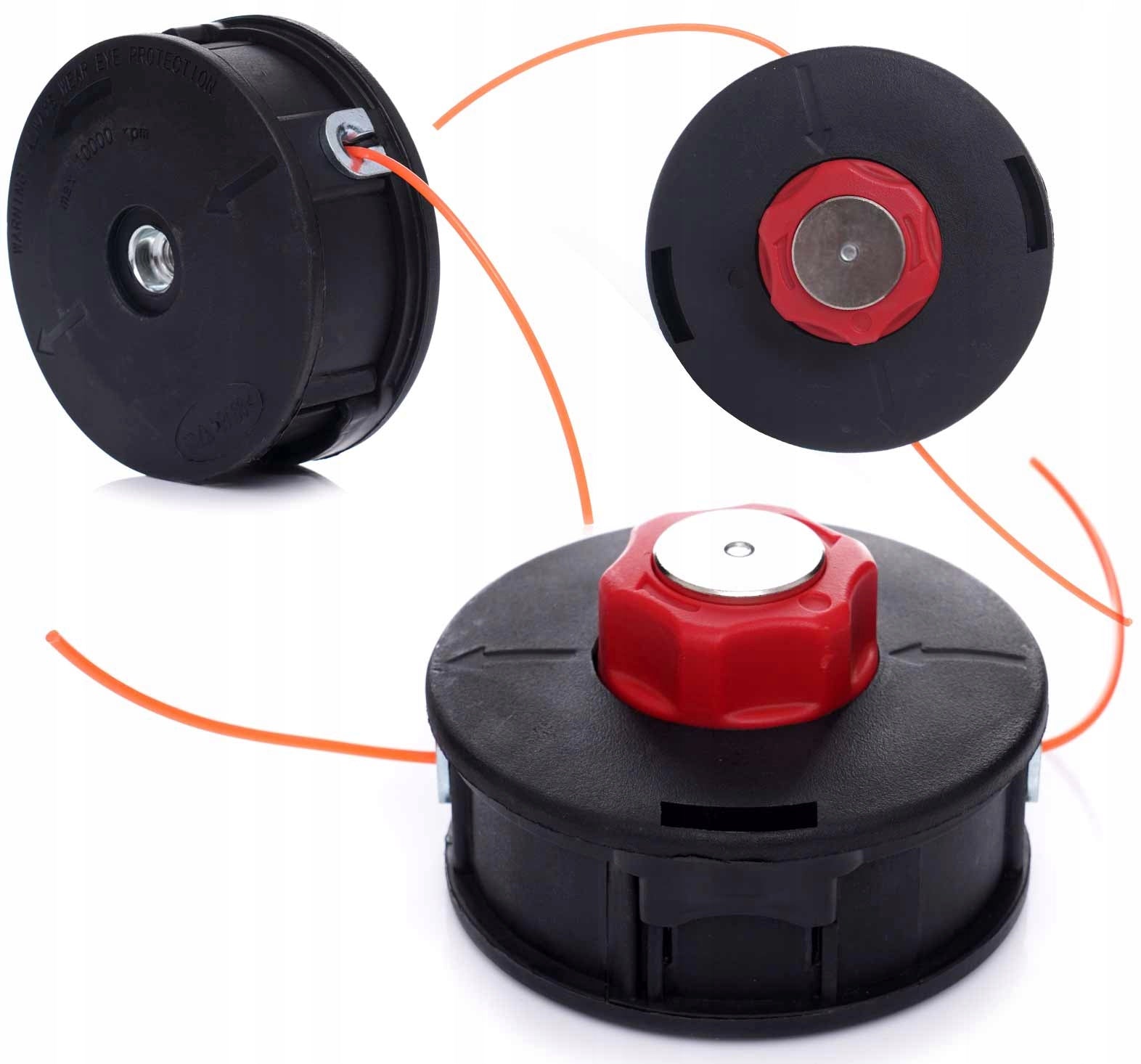 SCYTHE HEAD WITH LINE SPOOL REINFORCED EASY-LOAD