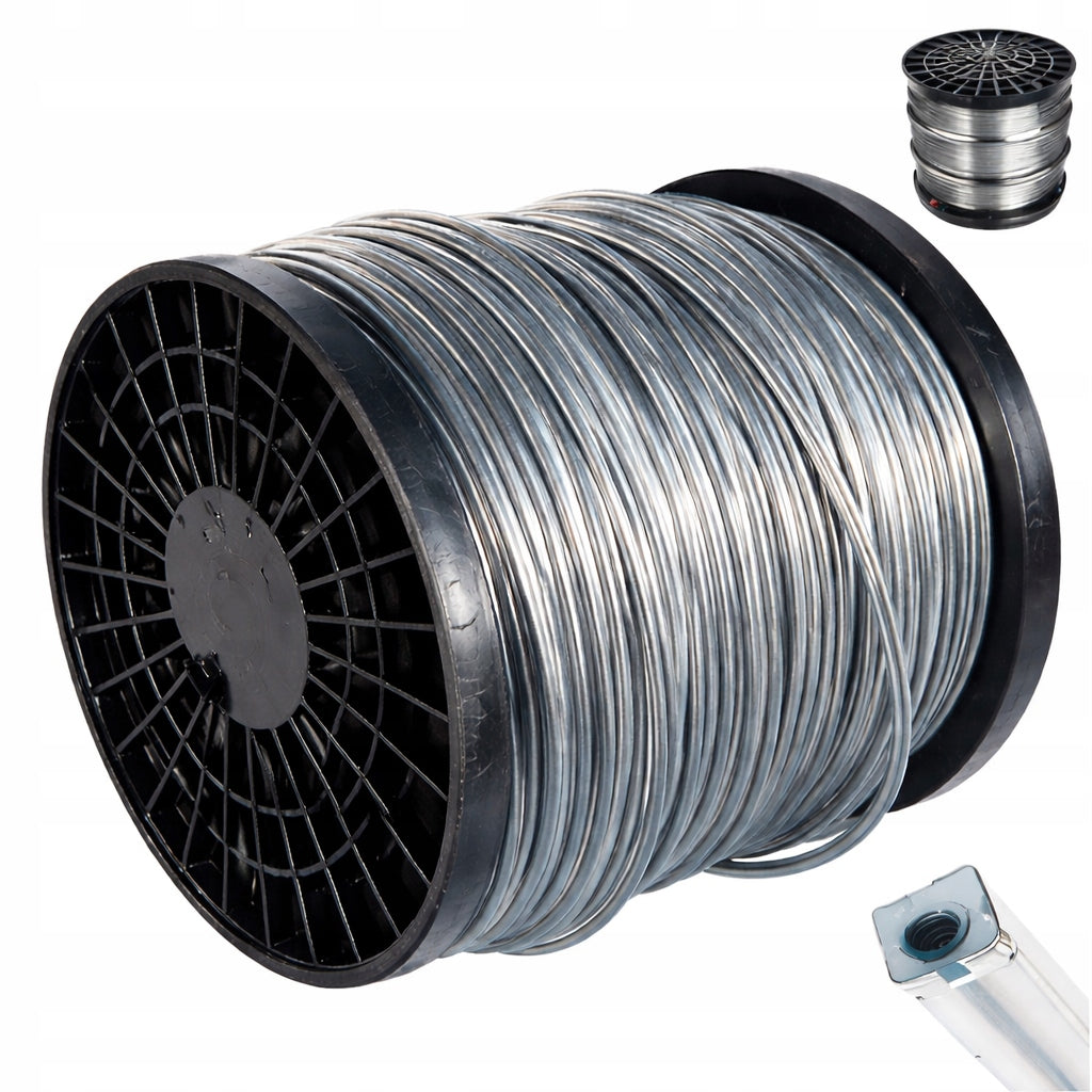 SCYTHE LINE CUTTING TRIMMERS REINFORCED WITH SQUARE WIRE 2,7mm 100m Manufacturer code ŻYŁKA DO KOSY Z DRUTEM 2,7MM X 100M