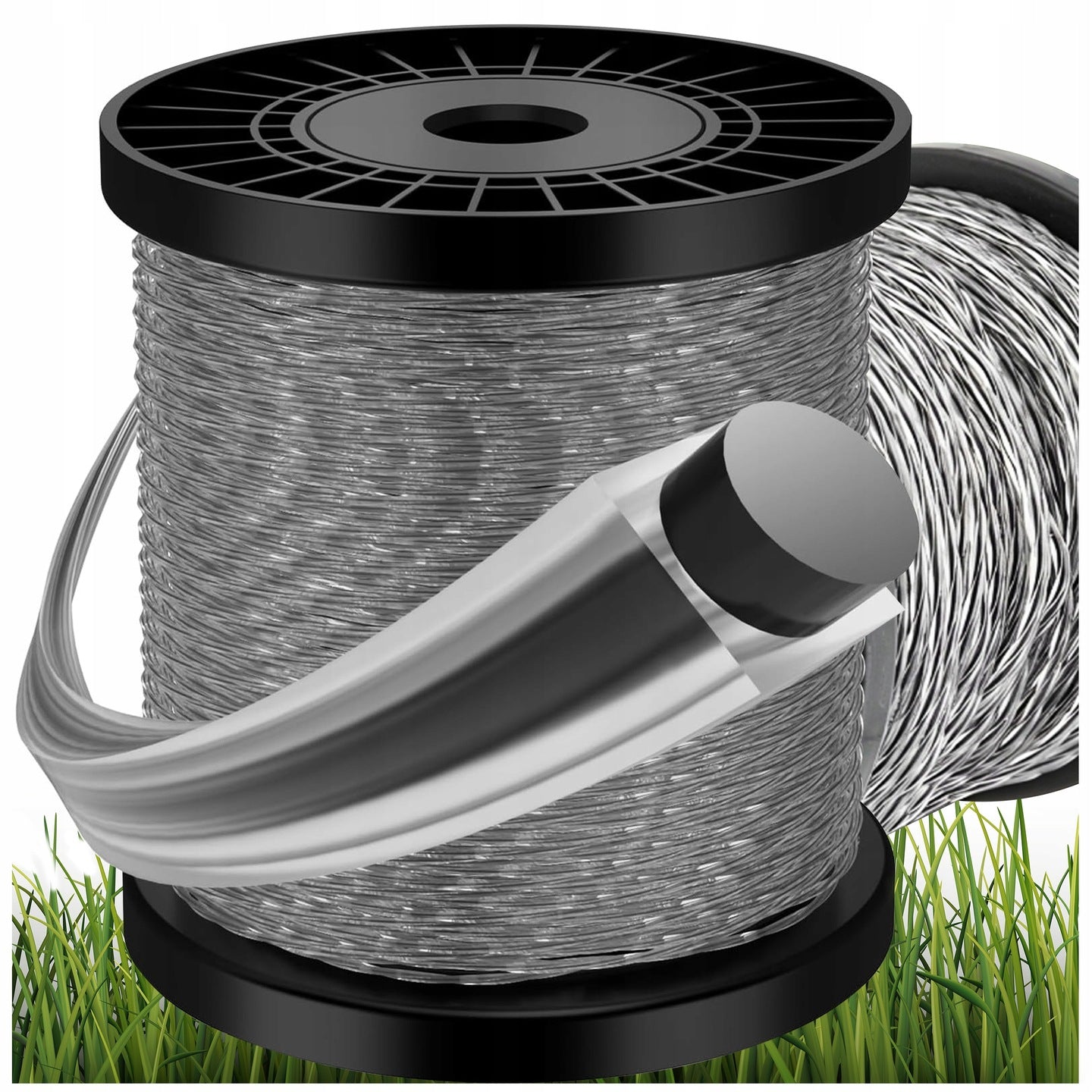 SCYTHE LINE CUTTING TRIMMERS REINFORCED WITH SQUARE WIRE 2,7mm 100m Packaging status original