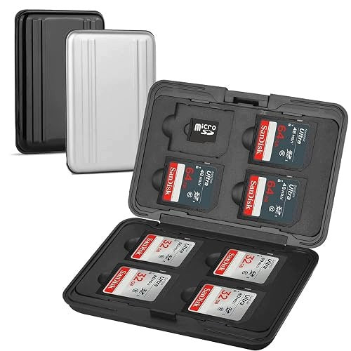 SD CARD CASE WATERPROOF METAL 8 COMPARTMENTS 2 PCS METAL Model SWC5908807011005