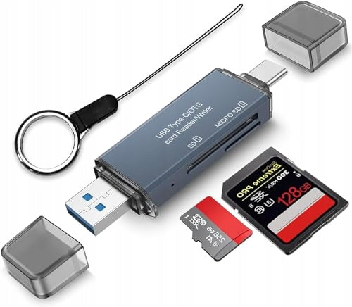 SD CARD READER DUAL CONNECTOR USB for home gift included new Manufacturer no brand