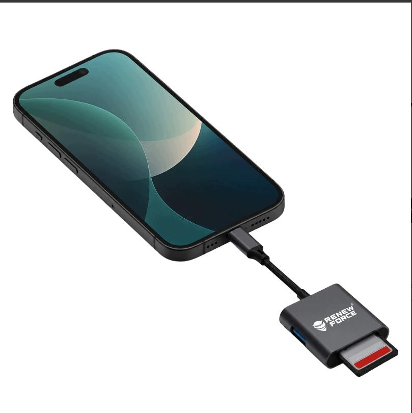 SD CARD READER MEMORY CARD READER USB-C 3in1 Manufacturer code 5908069709252