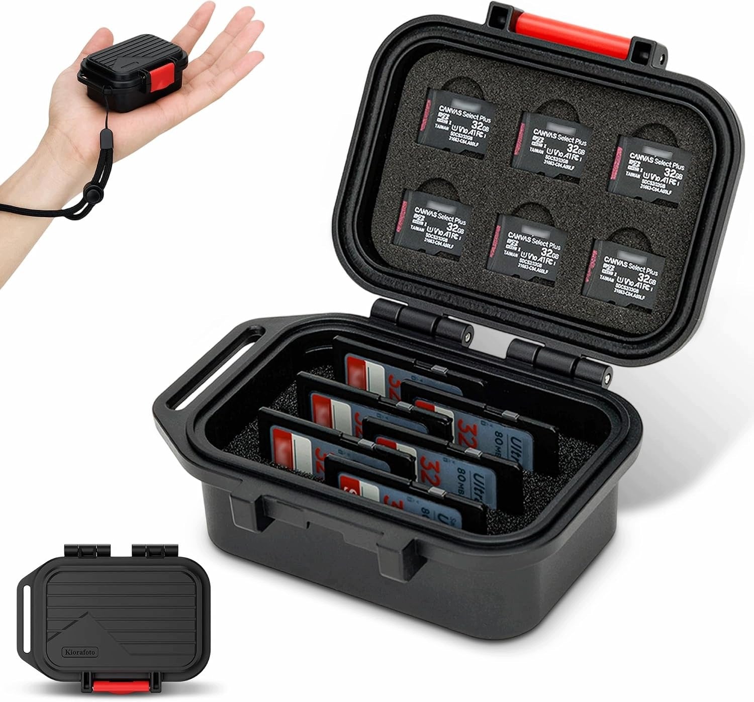SD MEMORY CARD CASE PROTECTIVE COMPACT