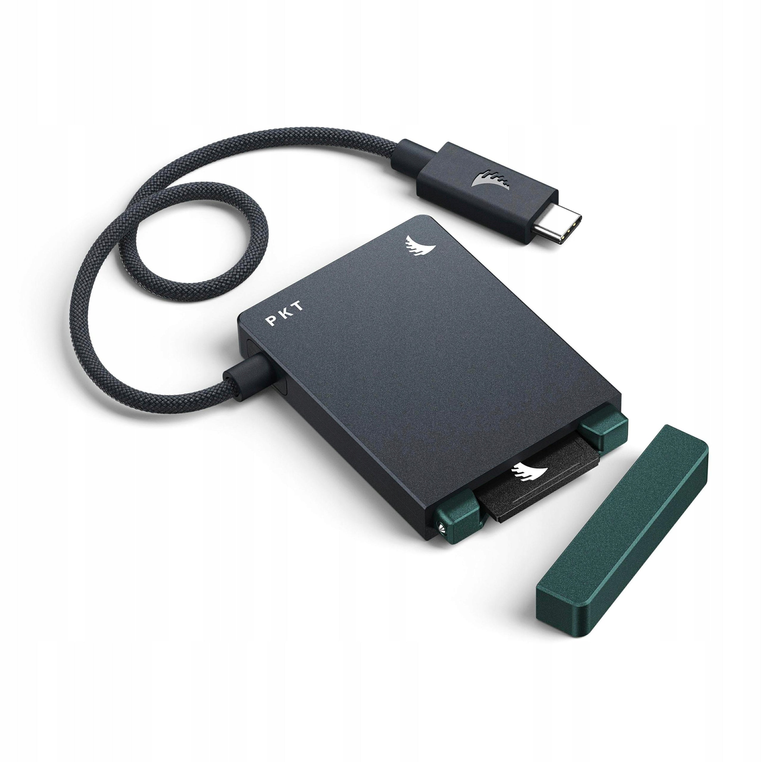 SD SDHC SDXC Angelbird PKT Memory Card Reader with USB-C 4.0 Cable Fast