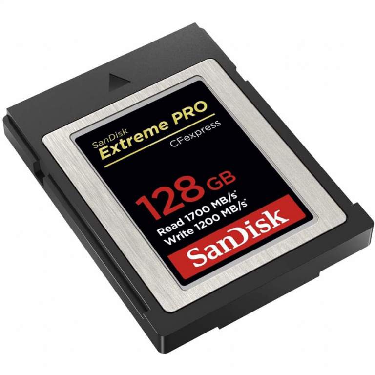 SD card Sandisk CFexpress Type B Extreme Pro 128GB Packaging status original