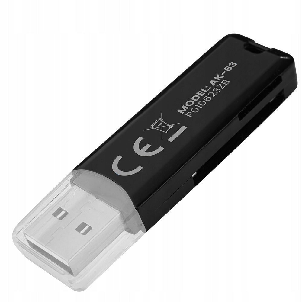 SD card reader SAVIO AK-63 USB 2.0 480 Mbps Plug & Play Manufacturer Savio