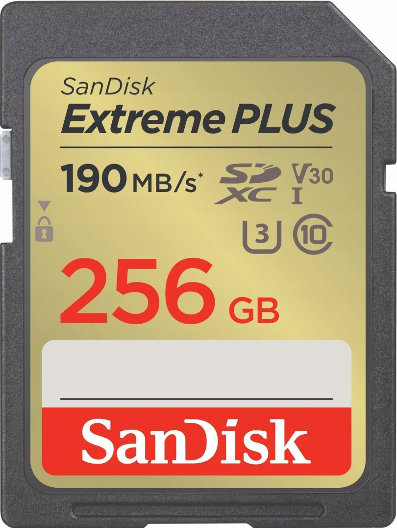 SD karta SanDisk Extreme Plus 256 GB