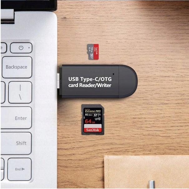 SD microSD Card Reader USB-C Micro USB 5in1 Manufacturer Datex