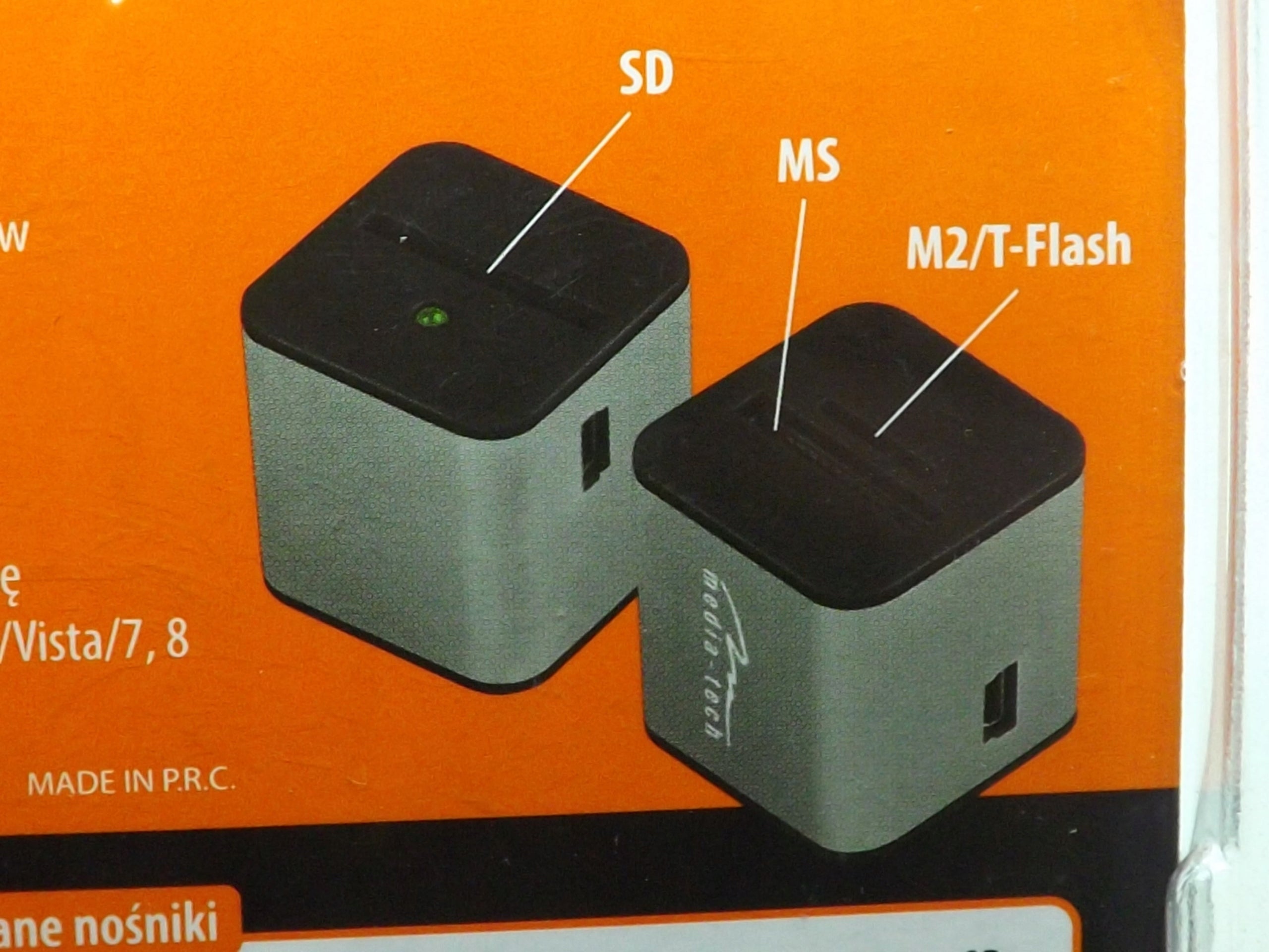 SD microSD card reader MMC +Adapter MemoryStick PRO DUO +Imro microSD 8GB Kind MMC/SD