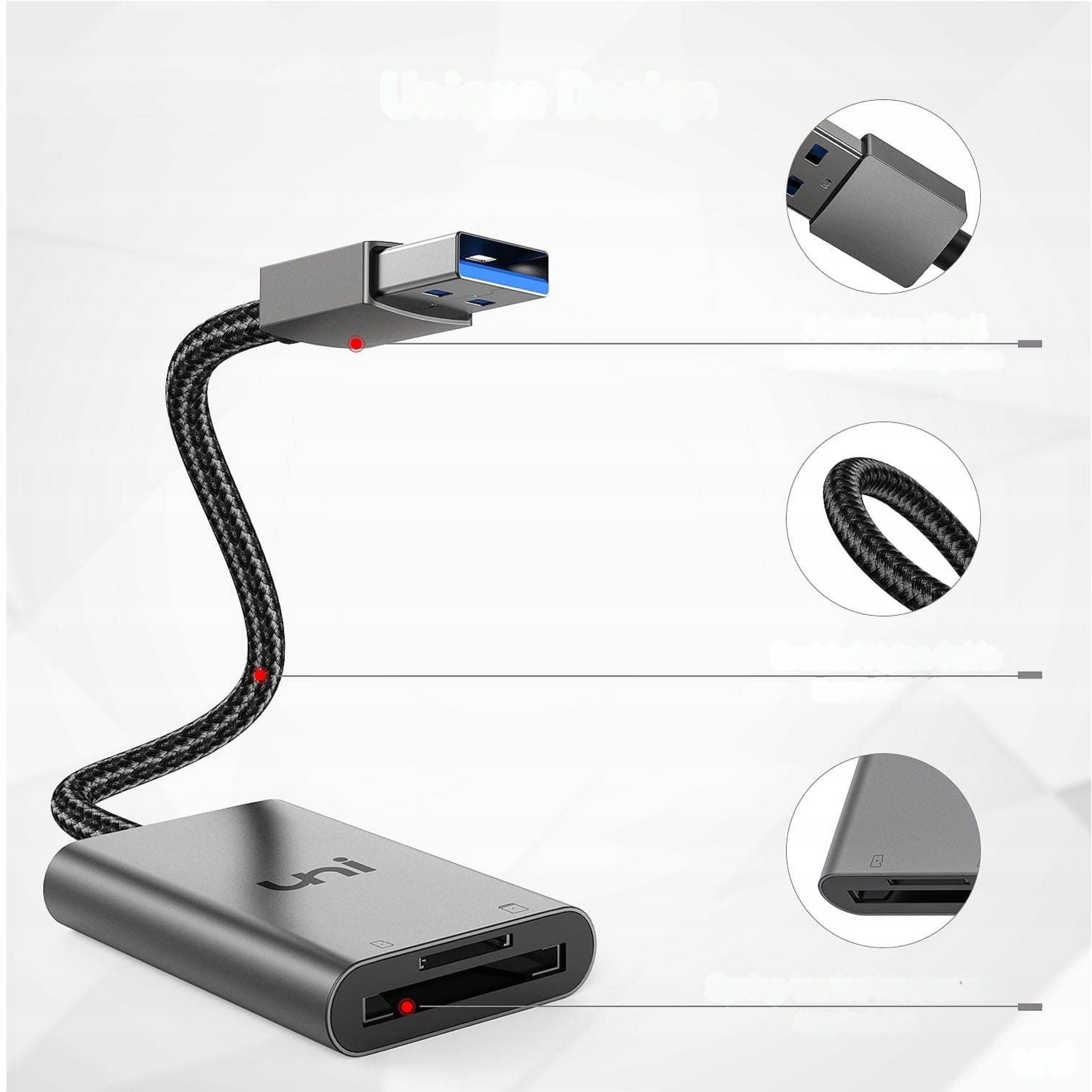 SD microSD card reader USB 3.0 2in1 UNI Manufacturer UNI