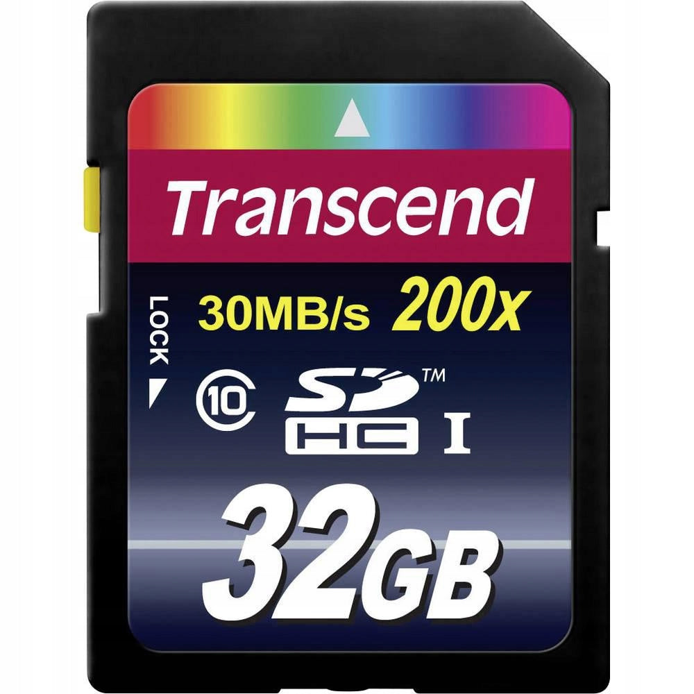 SDHC memory card Transcend, 32 GB, class 10