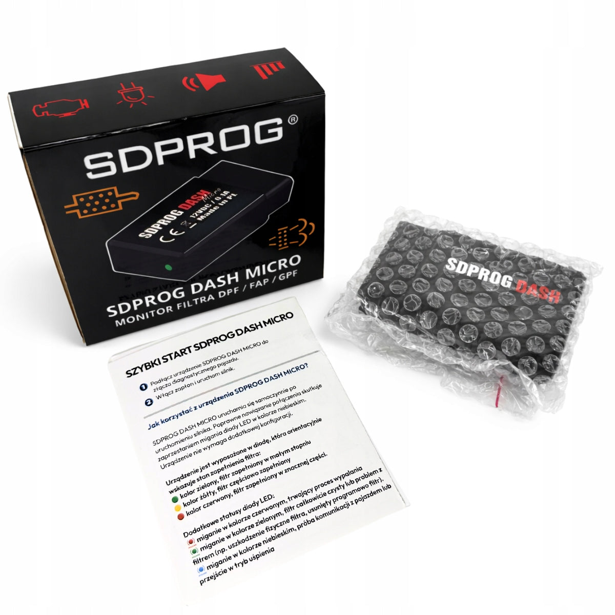 SDPROG DASH MICRO K Hyundai DPF filter monitor OBD2 clog indicator Brand SDPROG