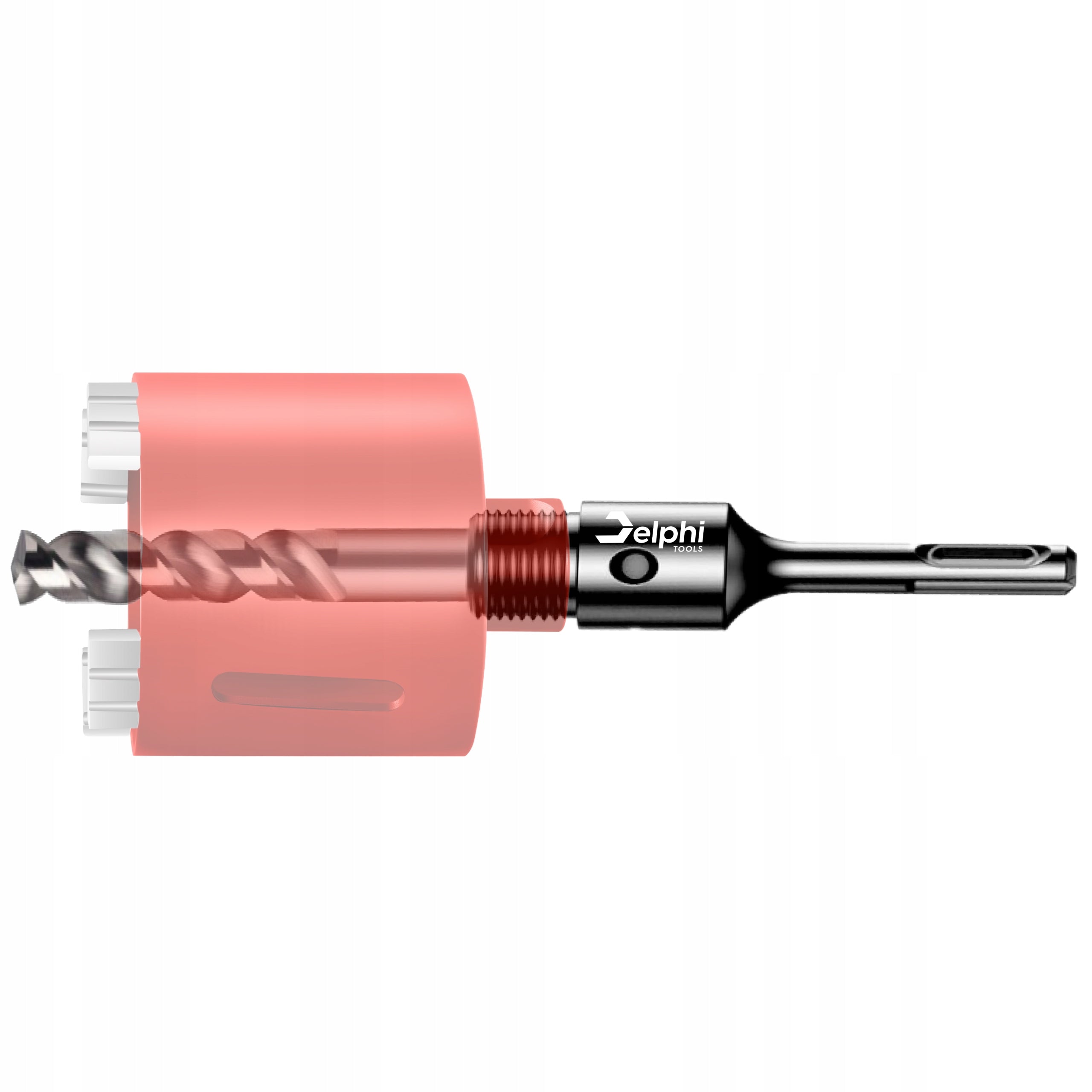 SDS+ ADAPTER FOR DIAMOND LACE DRILL SECTIONAL FORAMINIFERA Manufacturer code Wiertło Prowadzące Do Otwornicy Segmentowej