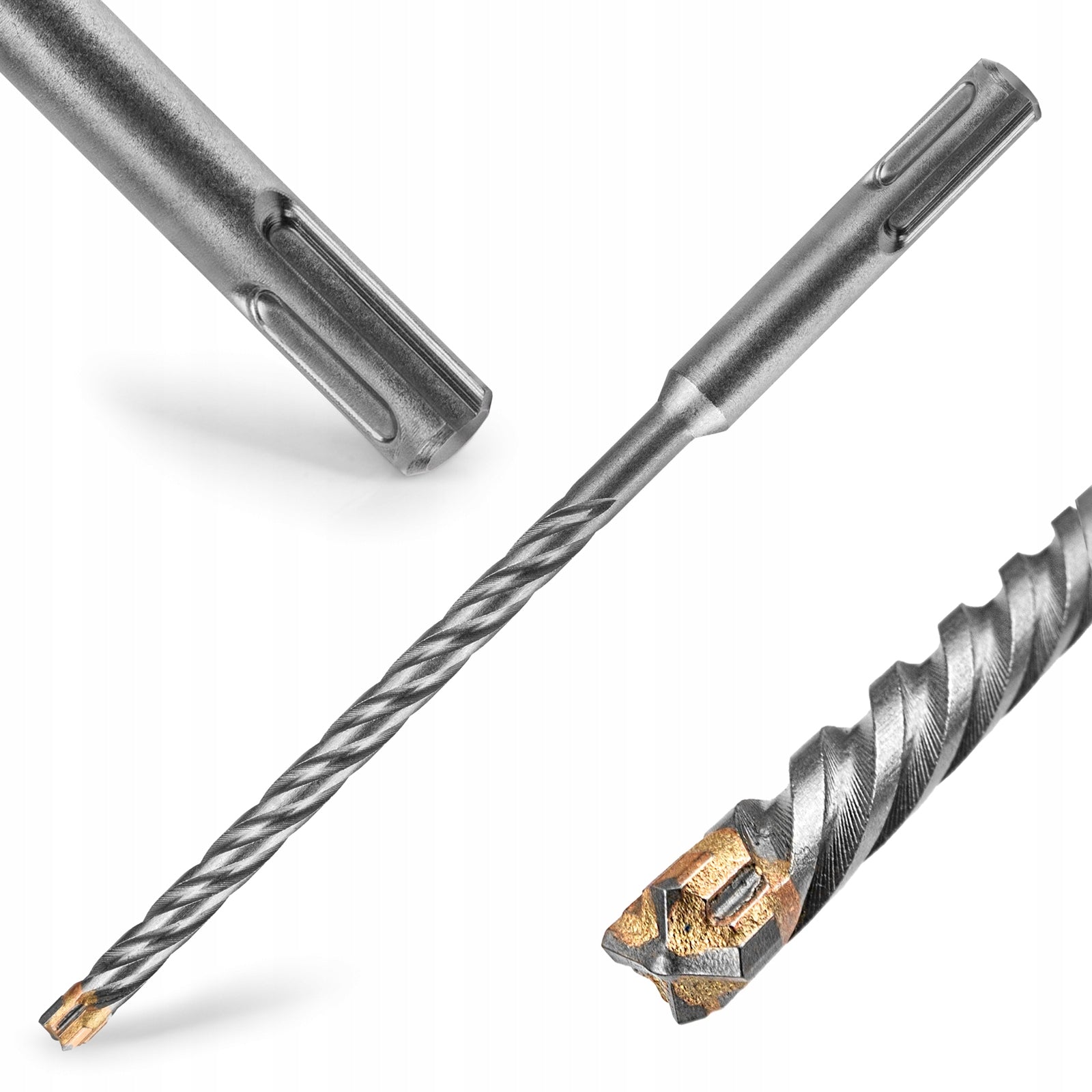 SDS-PLUS CONCRETE DRILL BIT 6x160 mm HARD CONCRETE WALL BRICK STRONG CROSS