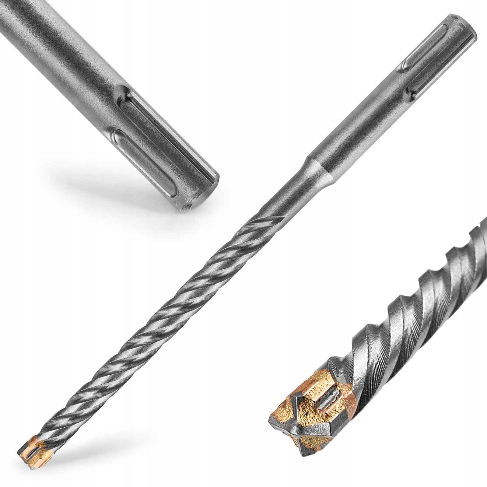 SDS-PLUS CONCRETE DRILL BIT 8x160 mm HARD CONCRETE WALL BRICK STRONG CROSS