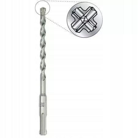 SDS PLUS DEDRA WPQ1241 QUATRO Concrete Drill Bit, Dual Width Manufacturer code WPQ1241