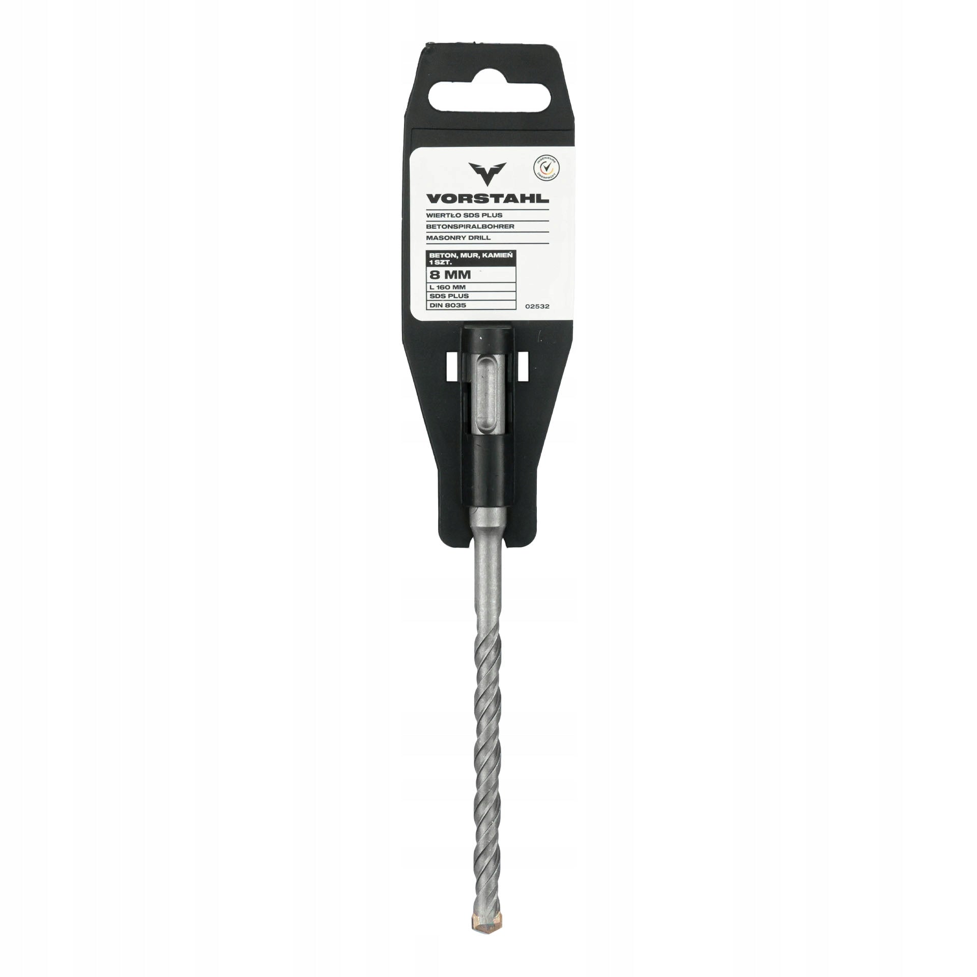 SDS PLUS STONE WALL BRICK CONCRETE DRILL BIT > 12MM x 310mm < Vorstahl Manufacturer code 02545