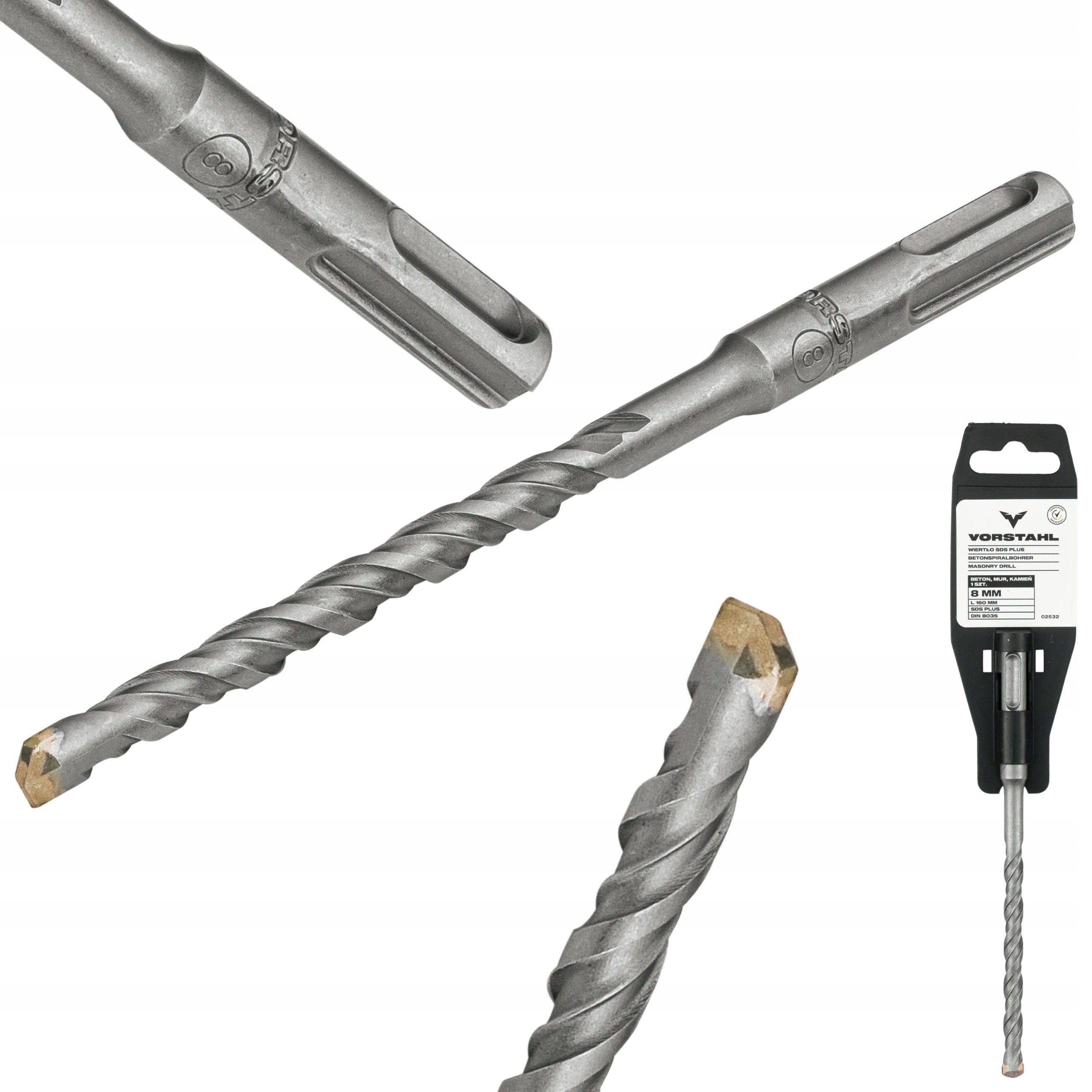 SDS PLUS STONE WALL BRICK CONCRETE DRILL BIT > 12MM x 310mm < Vorstahl