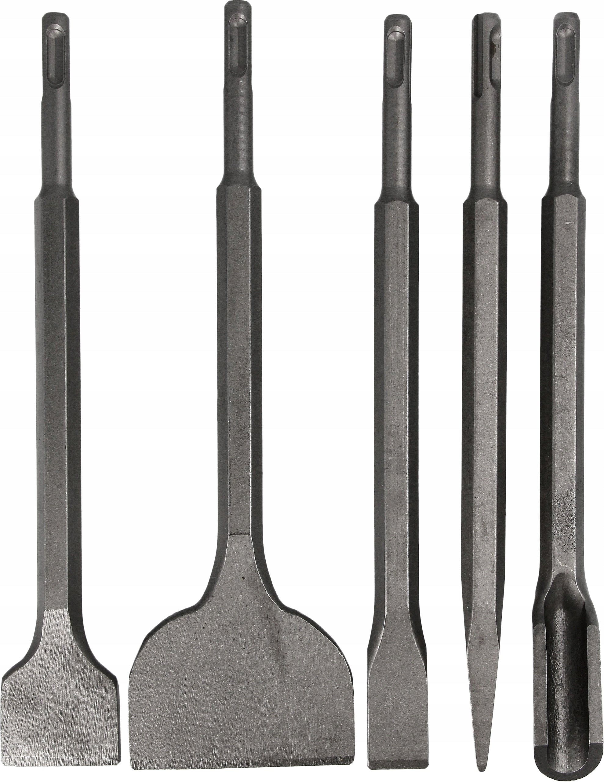 SDS Plus Chisels 5pcs Concrete Cutting Kit Punching Packaging status original