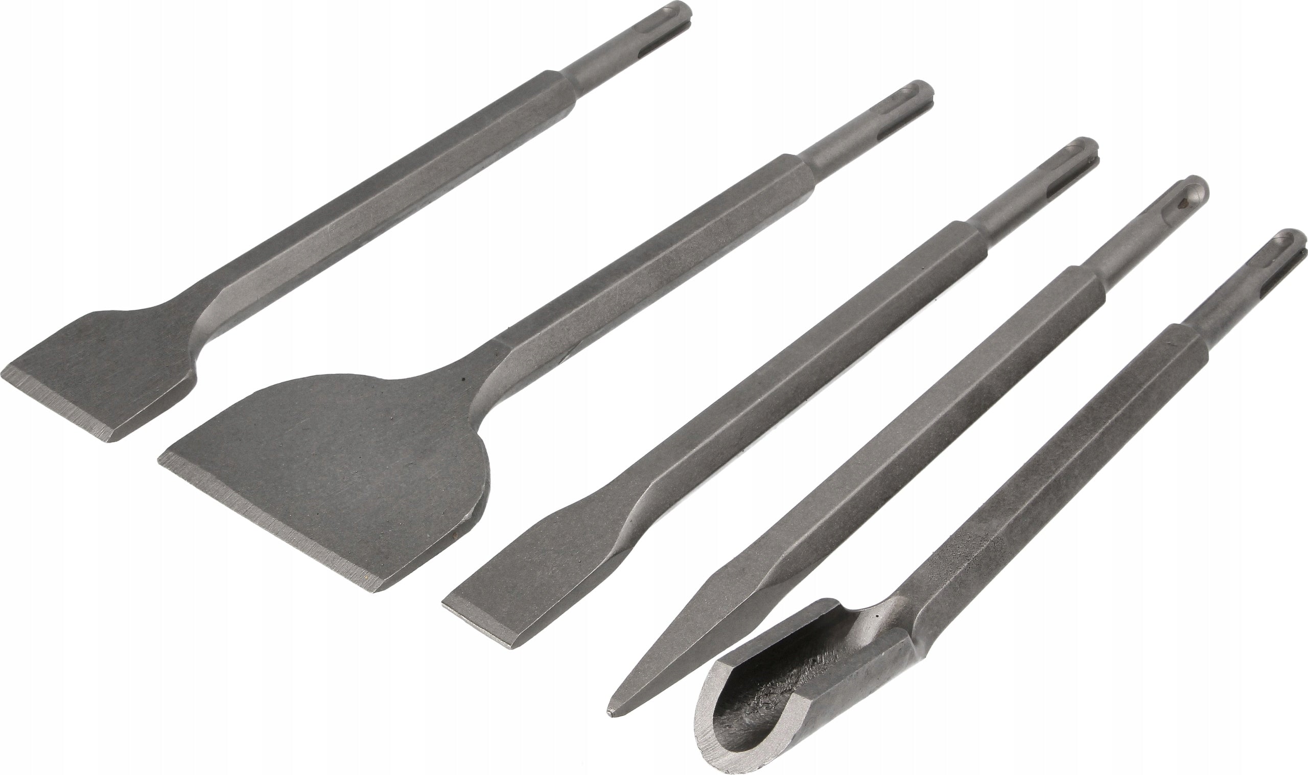SDS Plus Chisels 5pcs Concrete Cutting Kit Punching